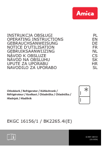 Handleiding Amica EKGC 16156/1 Koel-vries combinatie