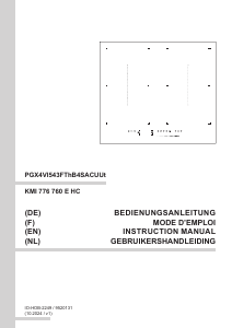 Handleiding Amica KMI 776 760 E HC Kookplaat