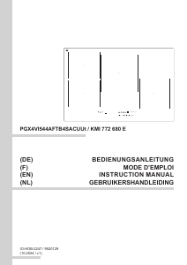 Handleiding Amica KMI 772 680 E Kookplaat