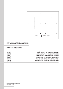 Priročnik Amica KMI 773 780 C HC Grelna plošča