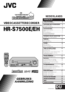 Handleiding JVC HR-S7500E Videorecorder