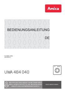 Bedienungsanleitung Amica UWA 484 040 Waschmaschine