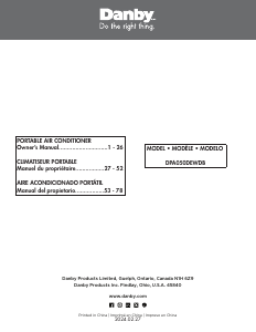 Handleiding Danby DPA050CEWDB Airconditioner