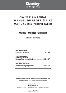 Handleiding Danby DBMW1361ABSS Magnetron