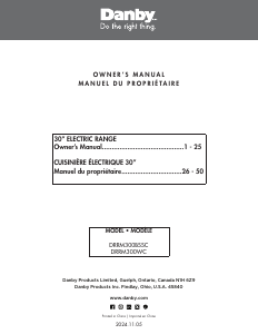 Mode d’emploi Danby DRRM300BSSC Cuisinière