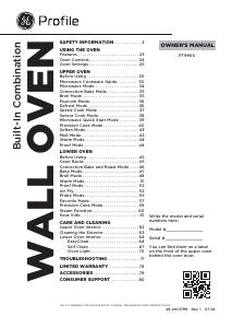 Handleiding GE PT9900SWSS Oven