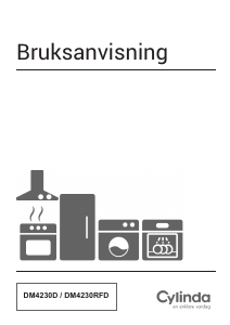 Bruksanvisning Cylinda DM 4230 D Diskmaskin