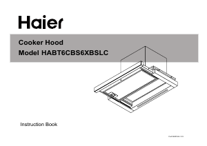 Handleiding Haier HABT6CBS6XBSLC Afzuigkap