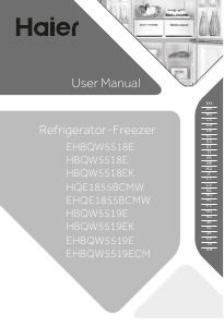 Manuale Haier EHBQW5519E Frigorifero-congelatore