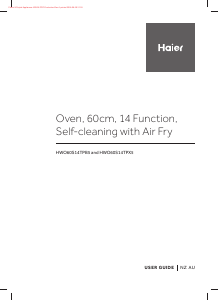Manual Haier HWO60S14TPX5 Oven