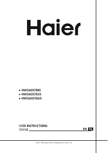 Manual Haier HWO60S7EG5 Oven