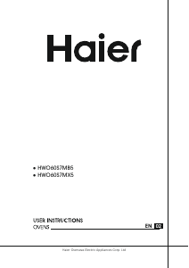 Manual Haier HWO60S7MB5 Oven