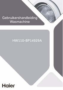 Handleiding Haier HW110-BP14929A-S Wasmachine