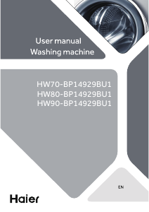 Handleiding Haier HW80-BP14929BU1 Wasmachine