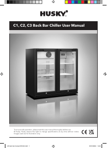 Manual Husky C3H-E-865-BK-UK-HU Refrigerator