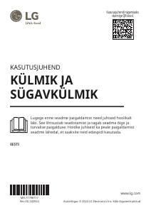 Kasutusjuhend LG GSXE90EVDD Külmik-sügavkülmik