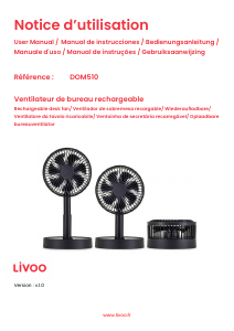 Mode d’emploi Livoo DOM510N Ventilateur