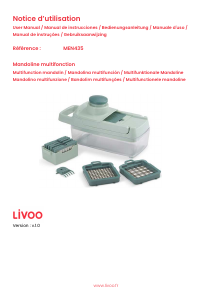 Handleiding Livoo MEN435 Mandoline