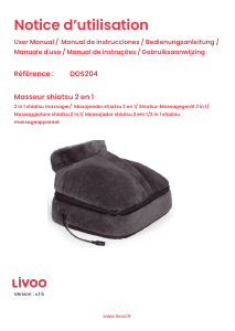 Bedienungsanleitung Livoo DOS204 Massagegerät