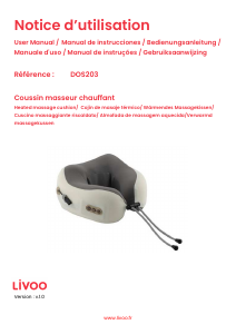 Manual de uso Livoo DOS203 Masajeador