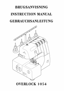 Handleiding RCE Consul 1054 Naaimachine