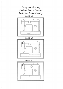 Manual RCE Consul 2000 Sewing Machine