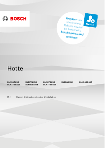 Mode d’emploi Bosch DLN77AC50 Hotte aspirante