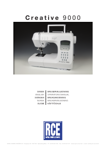 Manual RCE Creative 9000 Sewing Machine