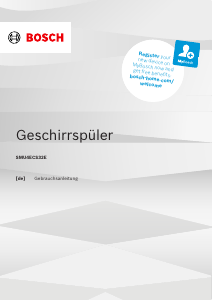 Bedienungsanleitung Bosch SMU4ECS32E Geschirrspüler
