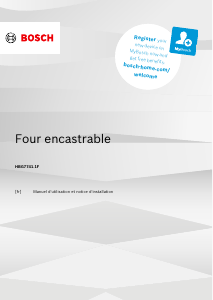 Mode d’emploi Bosch HBG7741B1F Four