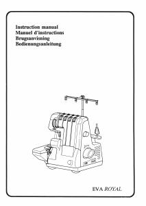 Handleiding RCE EVA Royal 1234DF Naaimachine