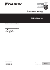 Bruksanvisning Daikin ATXP35N5V1B9 Luftkonditionering