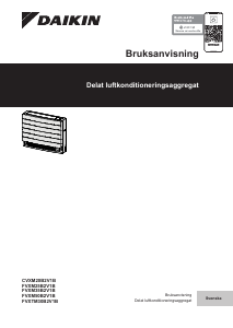 Bruksanvisning Daikin FVXM25B2V1B Luftkonditionering