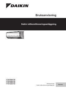 Bruksanvisning Daikin FTXF20E5V1B Luftkonditionering
