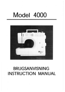 Brugsanvisning RCE EVA Royal 4000 Symaskine