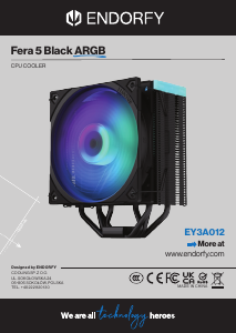 Руководство Endorfy EY3A012 Fera 5 Black ARGB Процессорный кулер