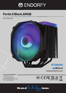 Manual Endorfy EY3A014 Fortis 5 Black ARGB CPU Cooler