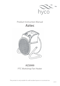 Manual Hyco AZ2000 Aztec Heater