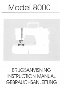 Bedienungsanleitung RCE EVA Royal 8000 Nähmaschine