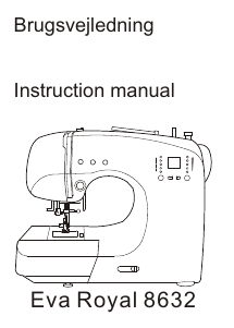 Handleiding RCE EVA Royal 8632 Naaimachine