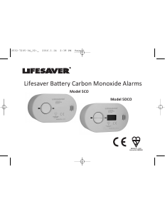 Handleiding Lifesaver 5CO Koolmonoxidemelder