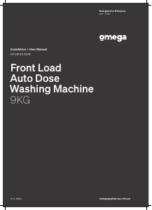 Manual Omega OFLW900AM Washing Machine