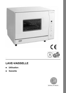 Mode d’emploi Quigg GT-DW-02 Lave-vaisselle