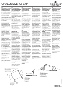 Mode d’emploi Robens Challenger 2 Exp Tente