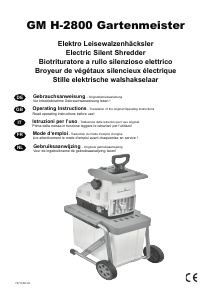 Manuale Gartenmeister GM H-2800 Biotrituratore