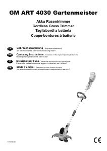 Mode d’emploi Gartenmeister GM ART 4030 Coupe-herbe