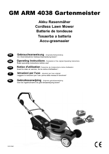 Handleiding Gartenmeister GM ARM 4038 Grasmaaier