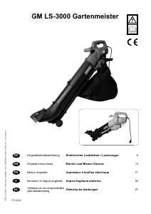 Bedienungsanleitung Gartenmeister GM LS-3000 Laubblaser
