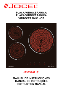Handleiding Jocel JP3EV002181 Kookplaat