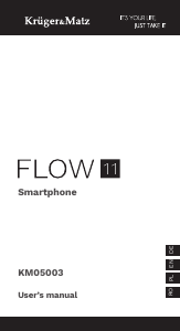 Instrukcja Krüger and Matz KM05003-BL Flow 11 Telefon komórkowy